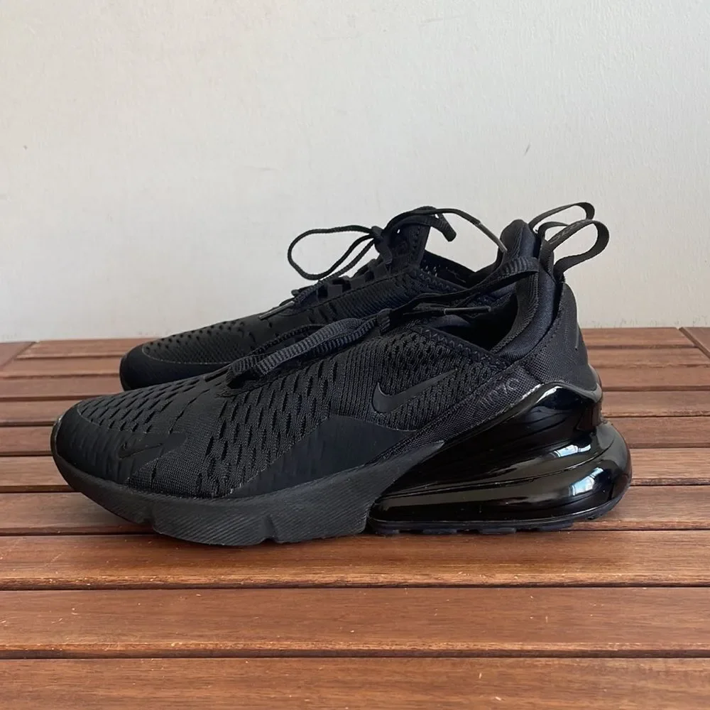 Nike Air Max 270 Black USA Women Size 7/UK 4.5/EU 38(AH6789-006)